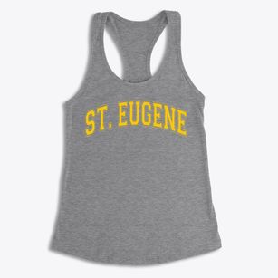 Saint Eugene School Varsity Arch Women's Racerback Tank