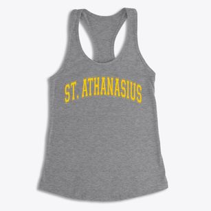 St. Athanasius Parish Varsity Arch Women's Racerback Tank