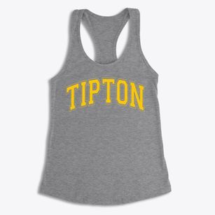 Tipton Bible Church School Varsity Arch Women's Racerback Tank
