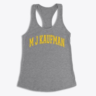 M J Kaufman Elementary School Varsity Arch Women's Racerback Tank