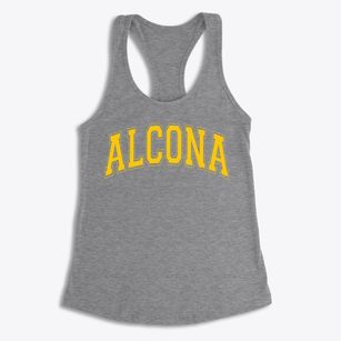 Alcona Junior Senior School Varsity Arch Women's Racerback Tank