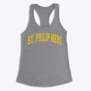Saint Philip Neri School Varsity Arch Women's Racerback Tank