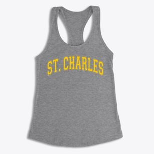 Saint Charles Borromeo School Varsity Arch Women's Racerback Tank