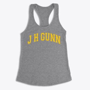 J H Gunn Elementary School Varsity Arch Women's Racerback Tank