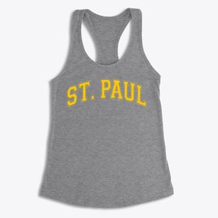 Saint Paul Lutheran School Varsity Arch Women's Racerback Tank