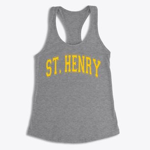 St Henry Parish Varsity Arch Women's Racerback Tank