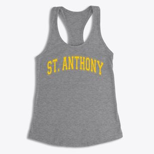 Saint Anthony School Varsity Arch Women's Racerback Tank