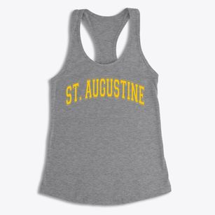 Saint Augustine School Varsity Arch Women's Racerback Tank