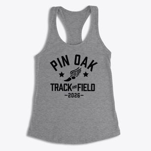 Pin Oak Middle School Track and Field Women's Racerback Tank