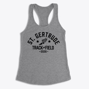 Saint Gertrude School Track and Field Women's Racerback Tank
