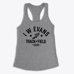I W Evans Intermediate School Track and Field Women's Racerback Tank