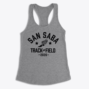 San Saba Middle School Track and Field Women's Racerback Tank