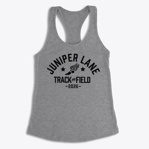 Juniper Lane School Track and Field Women's Racerback Tank