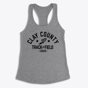 Clay County Middle School Track and Field Women's Racerback Tank