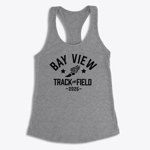 Bay View Middle School Track and Field Women's Racerback Tank