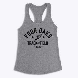 Four Oaks Elementary School Track and Field Women's Racerback Tank