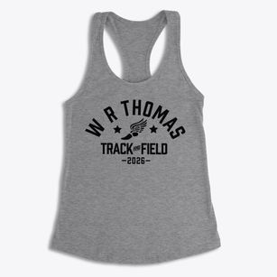 W R Thomas Middle School Track and Field Women's Racerback Tank