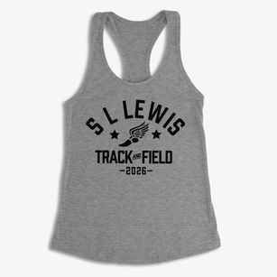 S L Lewis Elementary School Track and Field Women's Racerback Tank