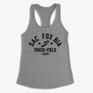 Sac & Fox Bia Elementary School Track and Field Women's Racerback Tank