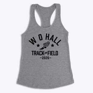 W O Hall Primary School Track and Field Women's Racerback Tank