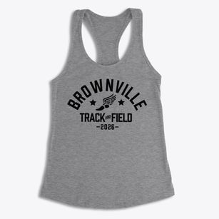 Brownville Elementary School Track and Field Women's Racerback Tank