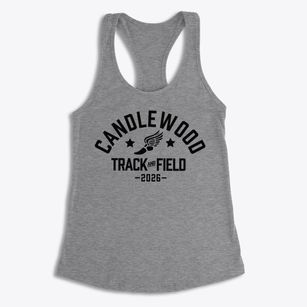 Candlewood Elementary School Track and Field Women's Racerback Tank