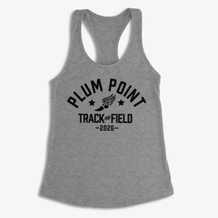 Plum Point Elementary School Track and Field Women's Racerback Tank