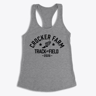 Crocker Farm Elementary School Track and Field Women's Racerback Tank