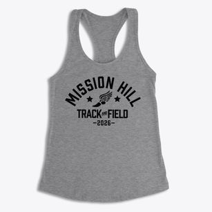 Mission Hill School Track and Field Women's Racerback Tank