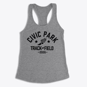 Civic Park Elementary School Track and Field Women's Racerback Tank
