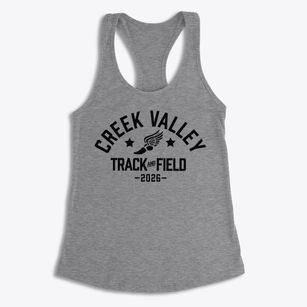 Creek Valley Elementary School Track and Field Women's Racerback Tank