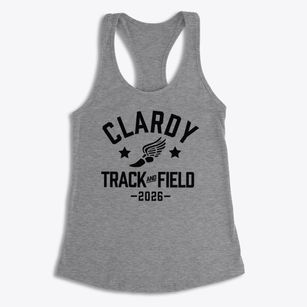 Clardy Elementary School Track and Field Women's Racerback Tank