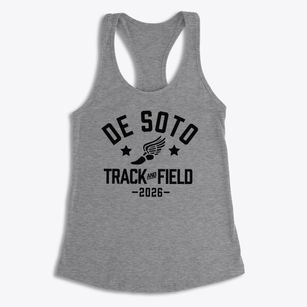 De Soto Junior High School Track and Field Women's Racerback Tank