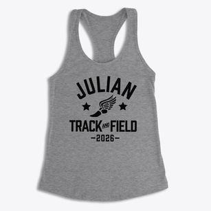 Julian Charter School Track and Field Women's Racerback Tank
