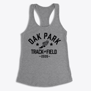 Oak Park Middle School Track and Field Women's Racerback Tank
