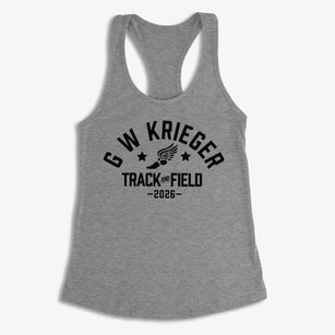G W Krieger Elementary School Track and Field Women's Racerback Tank