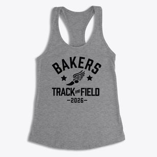 Bakers Elementary School Track and Field Women's Racerback Tank