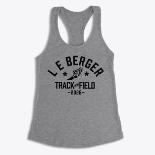 L E Berger Elementary School Track and Field Women's Racerback Tank