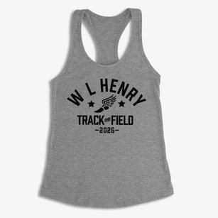 W L Henry Elementary School Track and Field Women's Racerback Tank