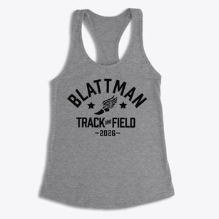 Blattman Elementary School Track and Field Women's Racerback Tank