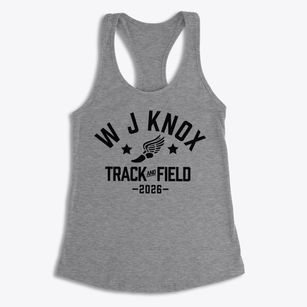 W J Knox Elementary School Track and Field Women's Racerback Tank