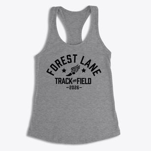 Forest Lane Academy Track and Field Women's Racerback Tank