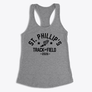 Saint Phillip's Episcopal School Track and Field Women's Racerback Tank