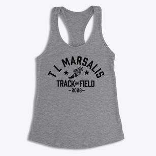 T L Marsalis Elementary School Track and Field Women's Racerback Tank
