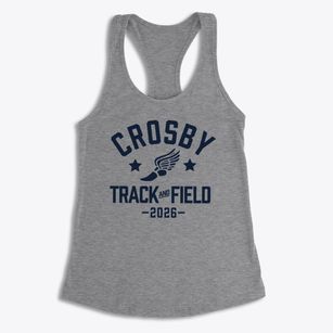 Crosby Kindergarten Track and Field Women's Racerback Tank