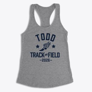 Todd Middle School Track and Field Women's Racerback Tank