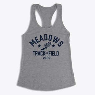 Meadows Elementary School Track and Field Women's Racerback Tank
