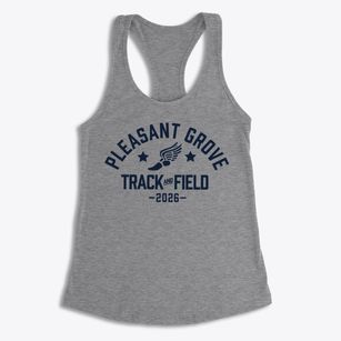 Pleasant Grove Elementary School Track and Field Women's Racerback Tank
