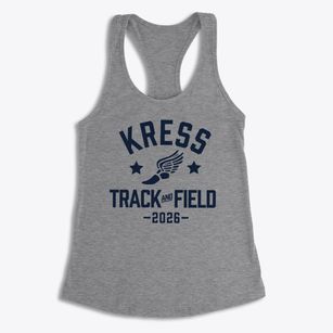 Kress Senior High School Track and Field Women's Racerback Tank