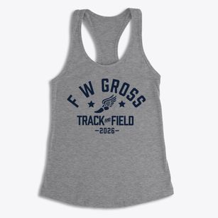 F W Gross Elementary School Track and Field Women's Racerback Tank